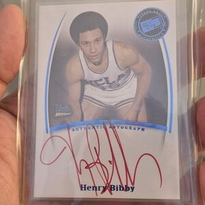 Henry Bibby Autographed UCLA Basketball Card